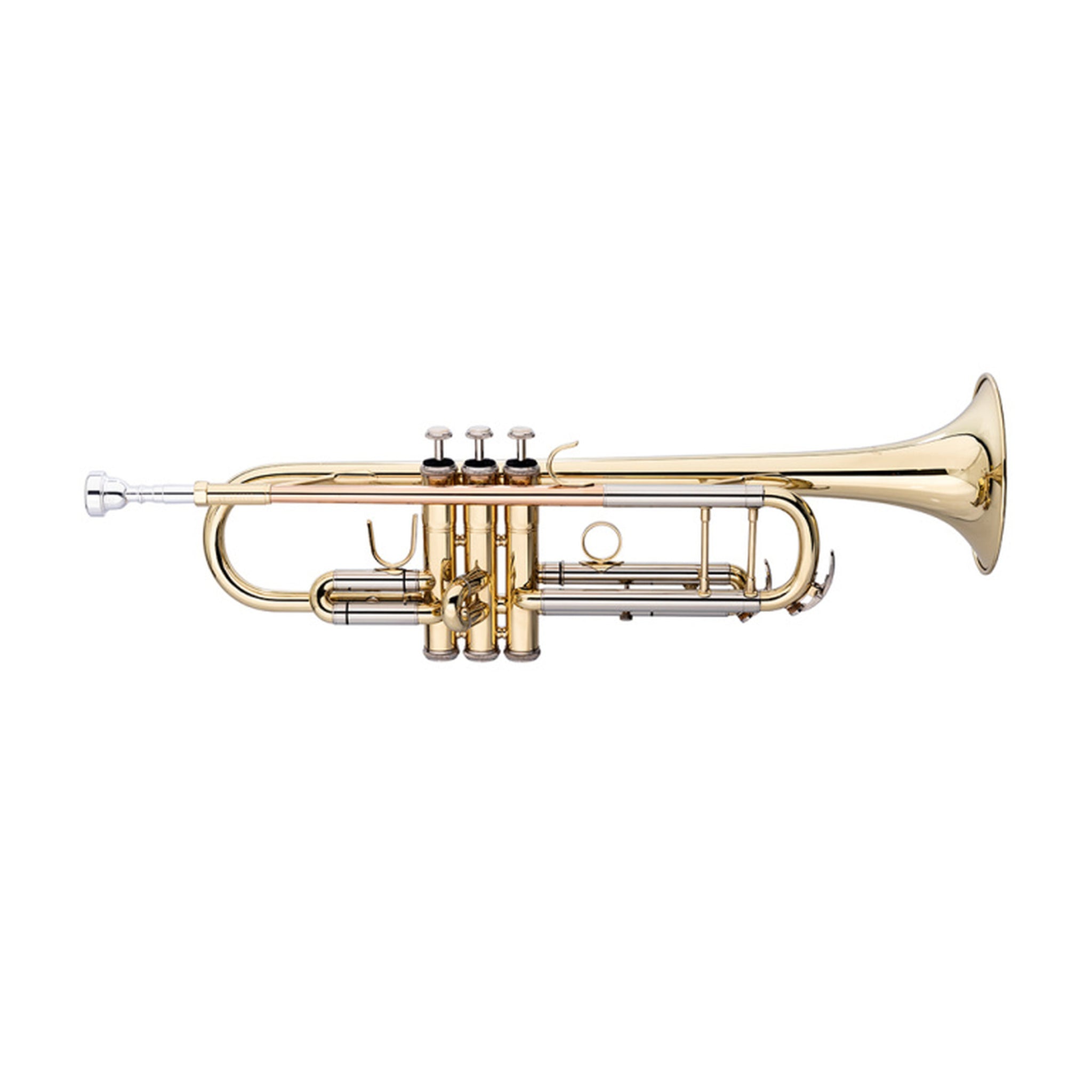 Stagg Levante Bb Trumpet, ML Bore, Leadpipe In Gold Brass, With Soft Case