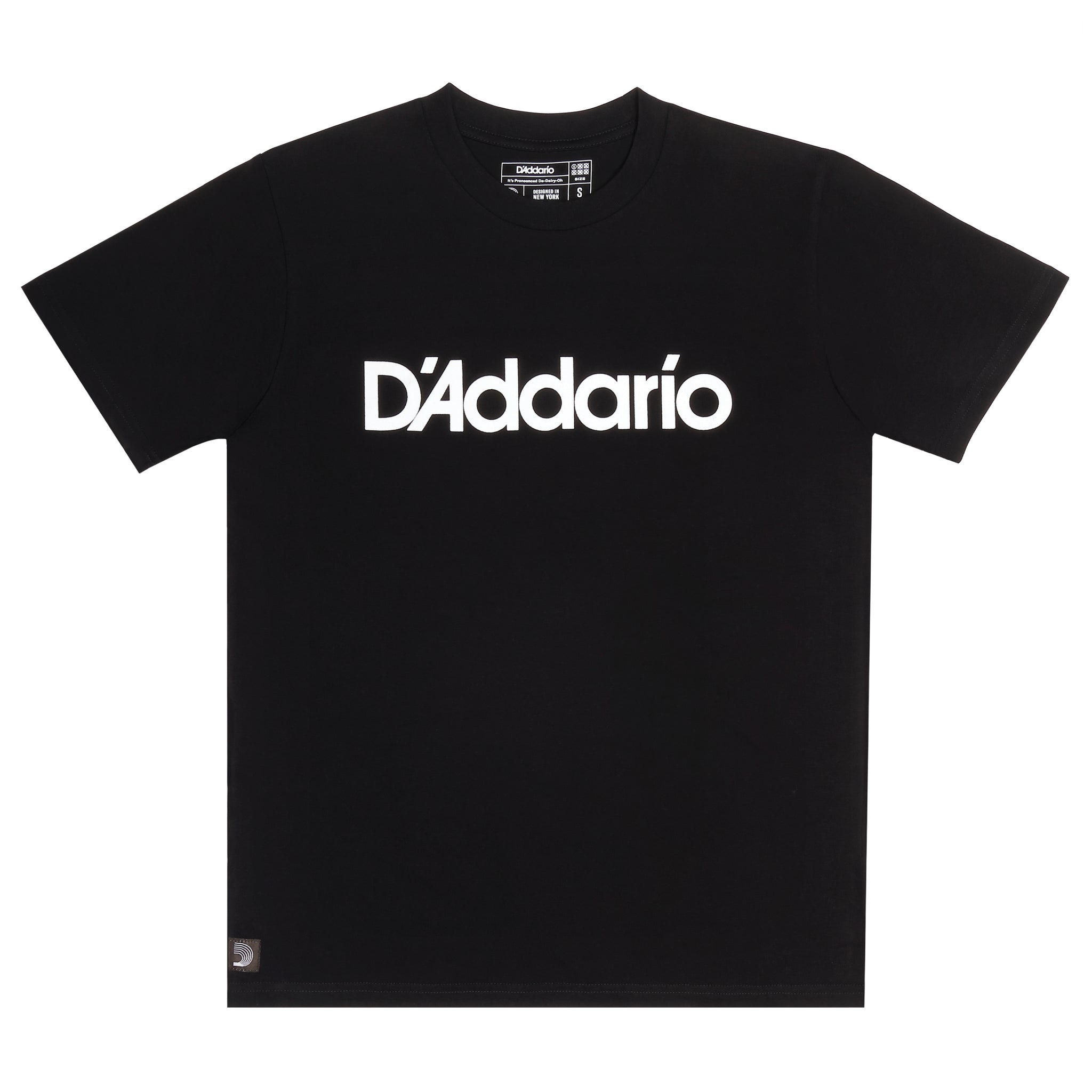 D'Addario Logo T-Shirt, Black, M