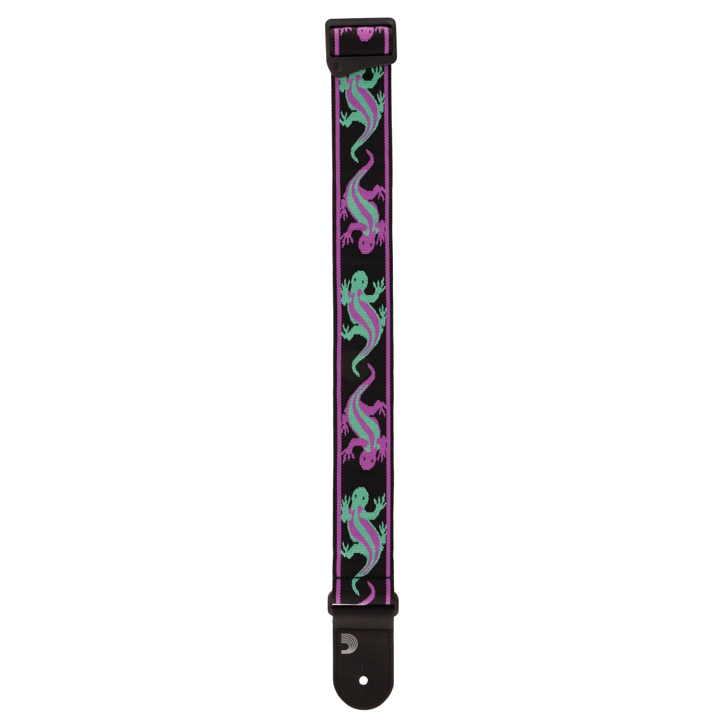 D'Addario Vintage Planet Waves Lizards, Green/Purple