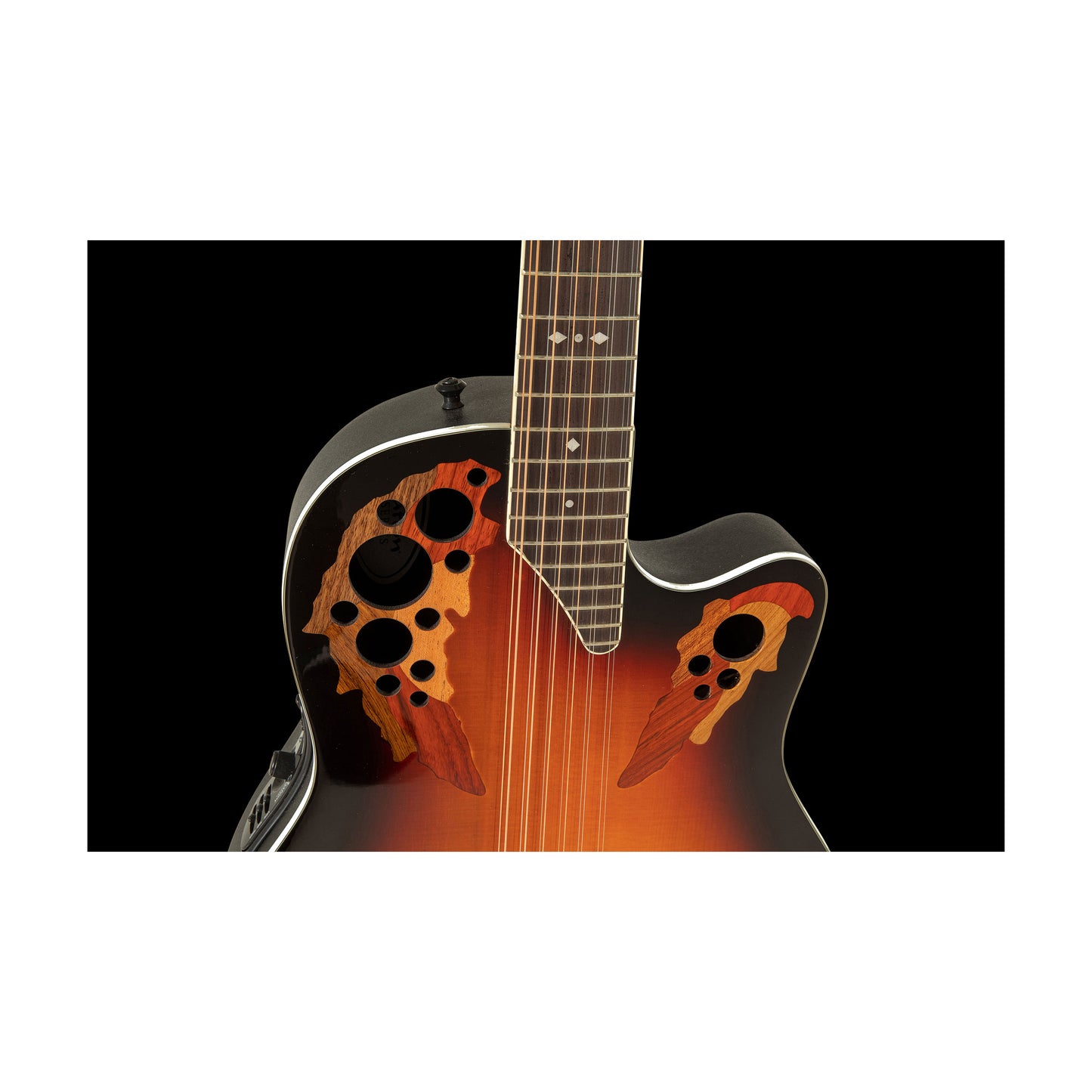 Ovation Timeless Elite 12-String Acoustic Electric Guitar, New England Burst