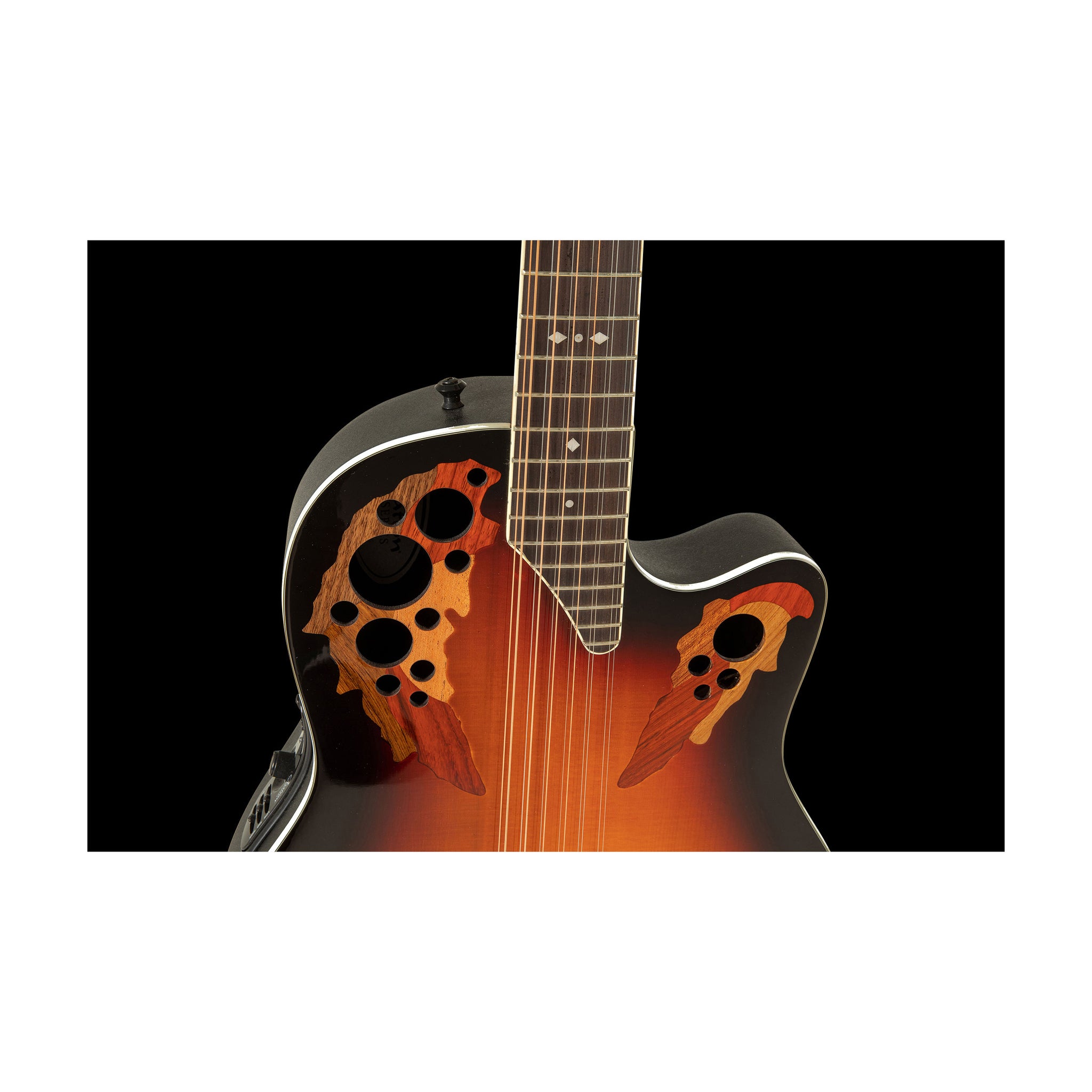 Ovation Timeless Elite 12-String Acoustic Electric Guitar, New England Burst