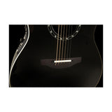 Ovation Timeless Balladeer Acoustic Electric Guitar, Black