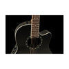 Ovation Timeless Balladeer Acoustic Electric Guitar, Black