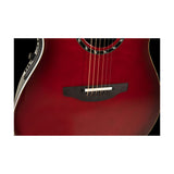 Ovation Timeless Balladeer Acoustic Electric Guitar, Cherry Cherry Burst