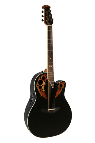 Ovation Timeless Elite Acoustic Electric Guitar, Black