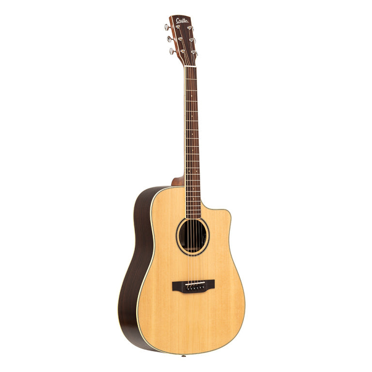 Crafter Es Series, Dreadnought Cutaway Acoustic-Electric Guitar Solid Spruce Top