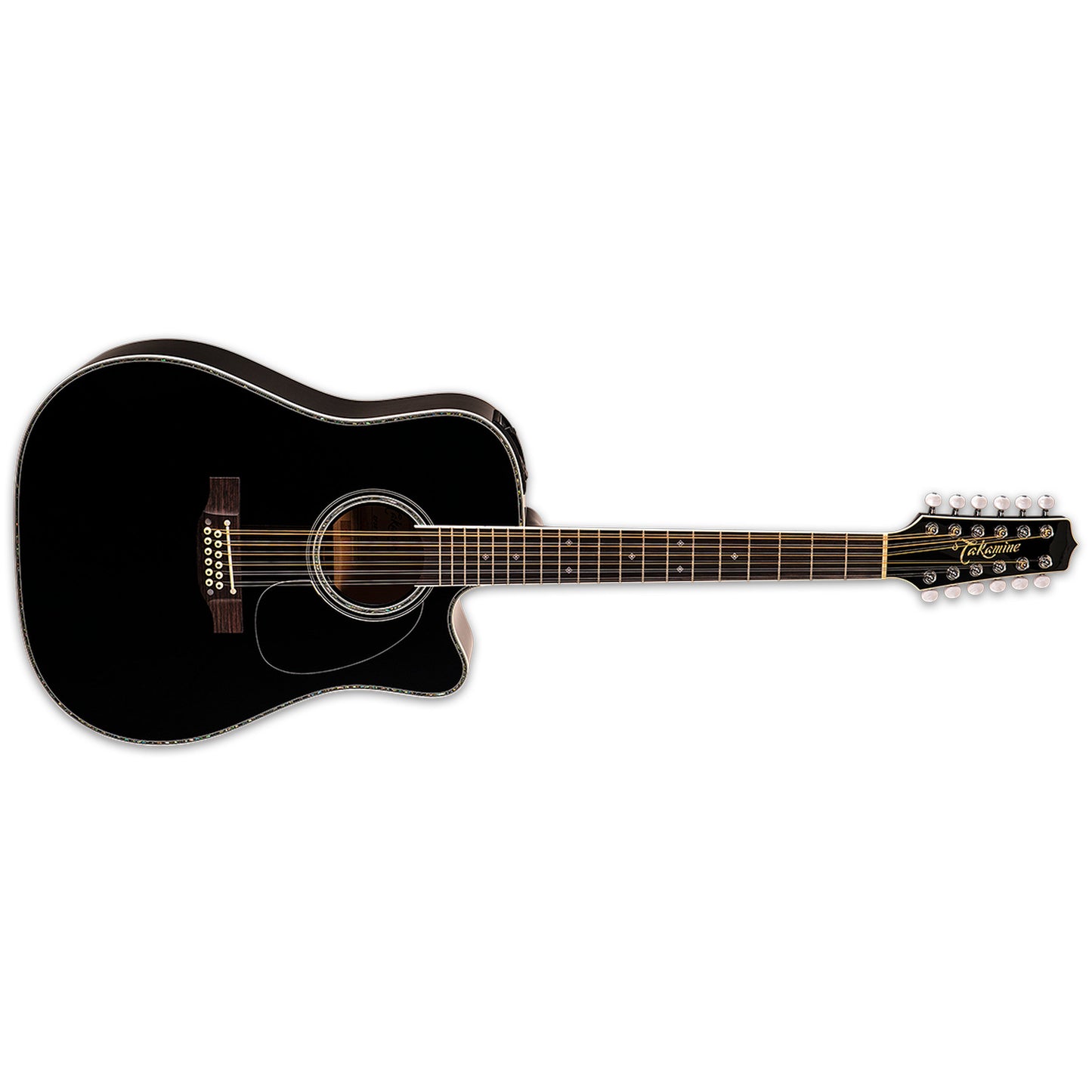 Takamine EF381DX Legacy 12-String Acoustic-Electric Guitar W/Semi-Hard Case