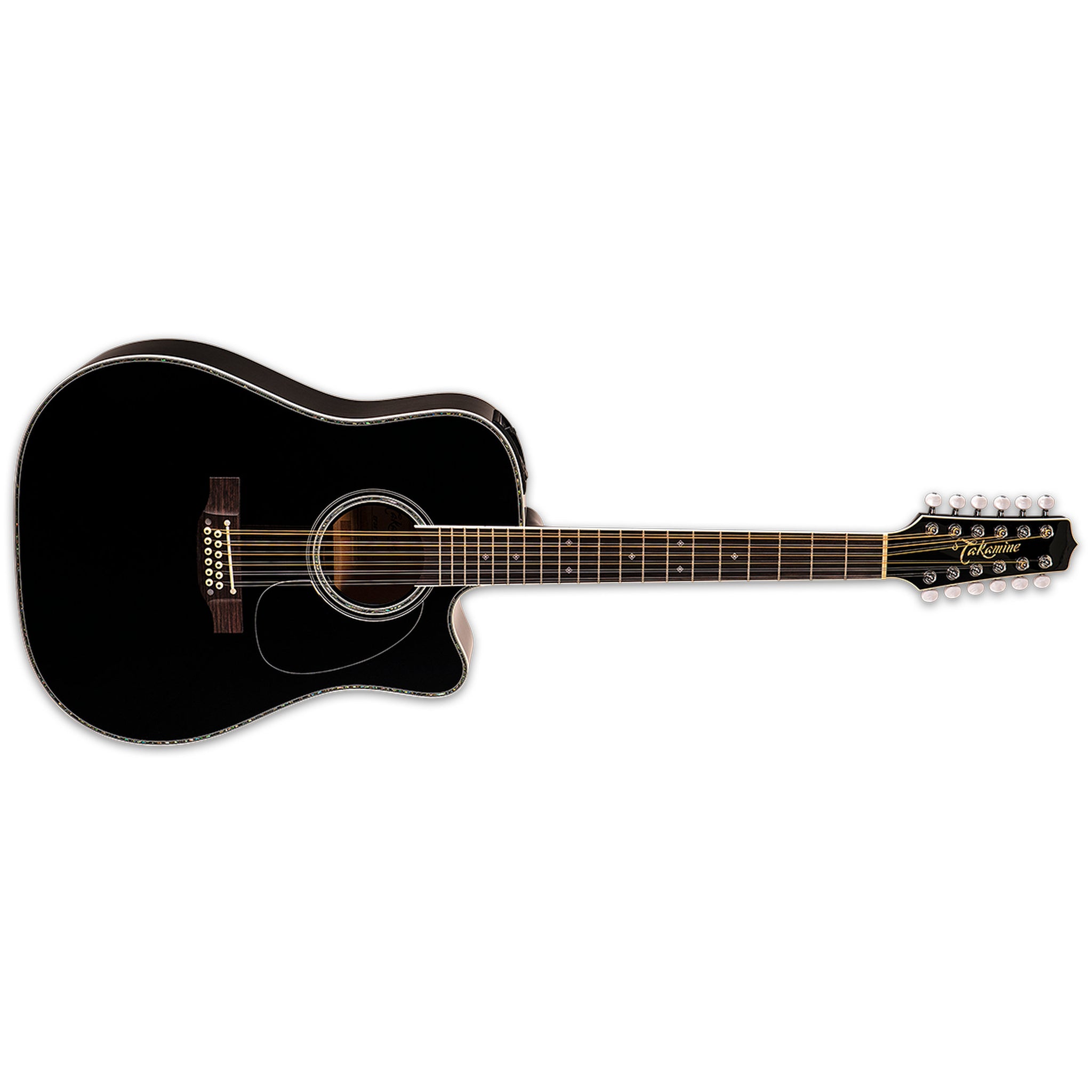 Takamine EF381DX Legacy 12-String Acoustic-Electric Guitar W/Semi-Hard Case