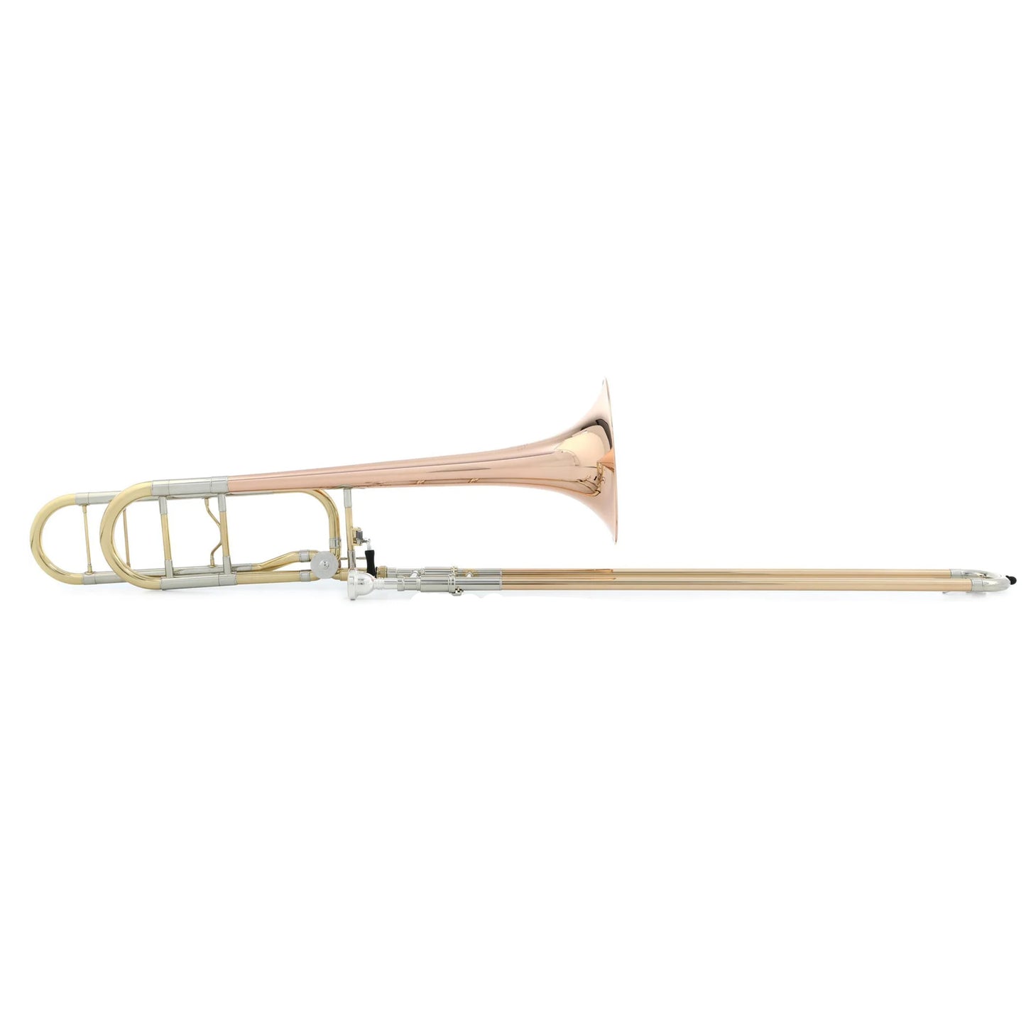 Blessing Tenor Trombone, .547" Bore, Open Wrap, F Rotor, Rose Brass Bell, Outfit