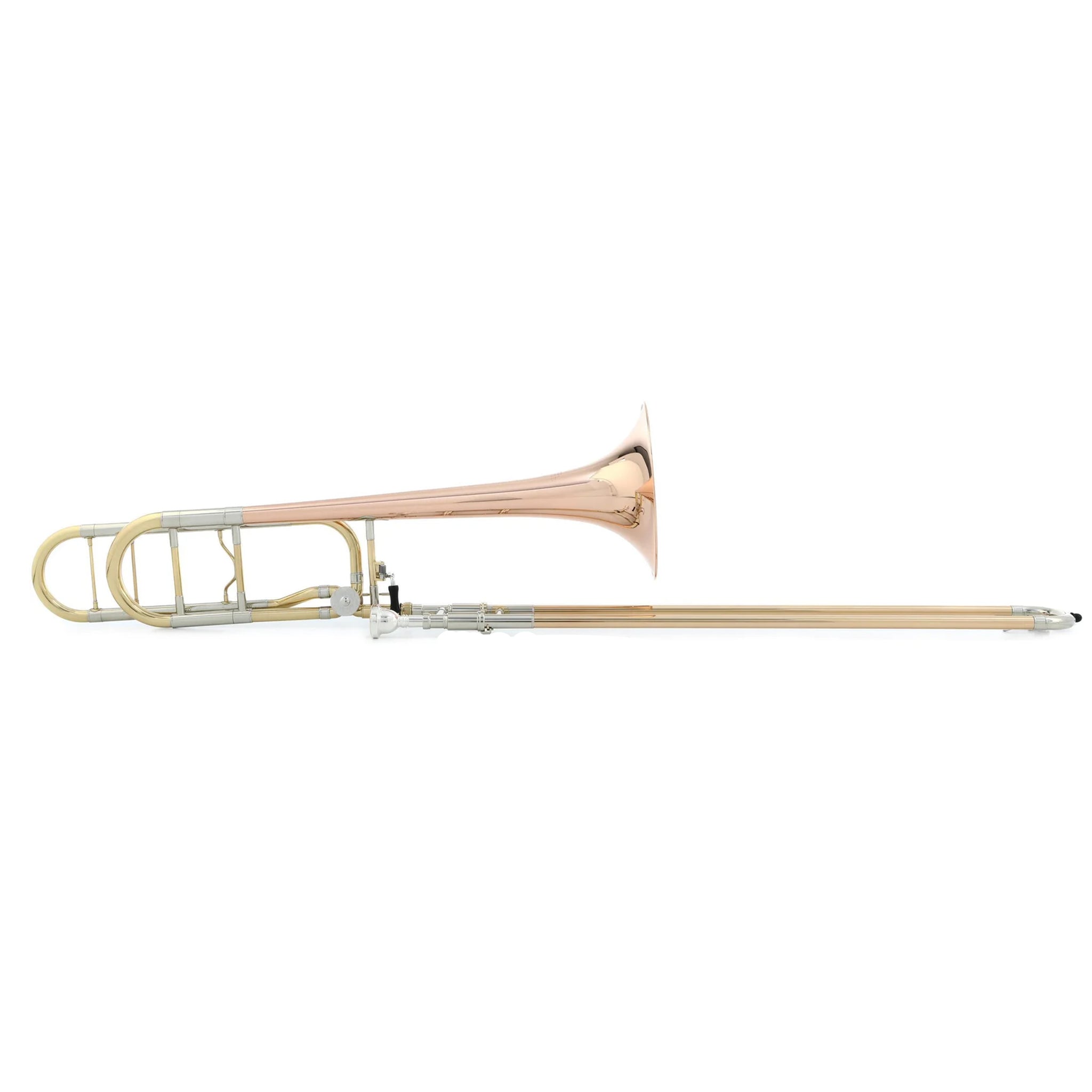 Blessing Tenor Trombone, .547" Bore, Open Wrap, F Rotor, Rose Brass Bell, Outfit