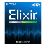 Elixir 7-String Electric Guitar Strings, OPTIWEB, Light/Heavy (.010-.059)