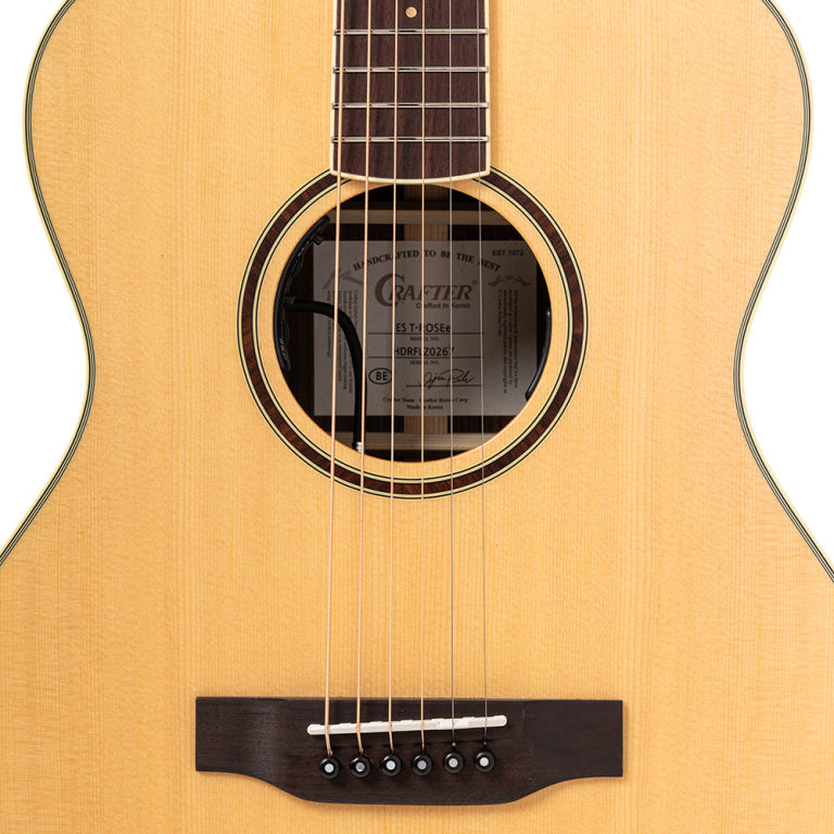 Crafter Es Series, Orchestra Acoustic-Electric Guitar With Solid Spruce Top