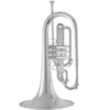 King KMP611 Ultimate Marching Mellophone Silver Plated