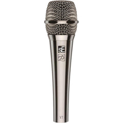 sE Electronics Studio-grade Handheld Mic, Supercardioid, Brushed-Nickel optic