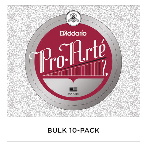 D'Addario Pro-Arte Cello String Set, 4/4 Scale, Medium Tension, Bulk 10-Pack