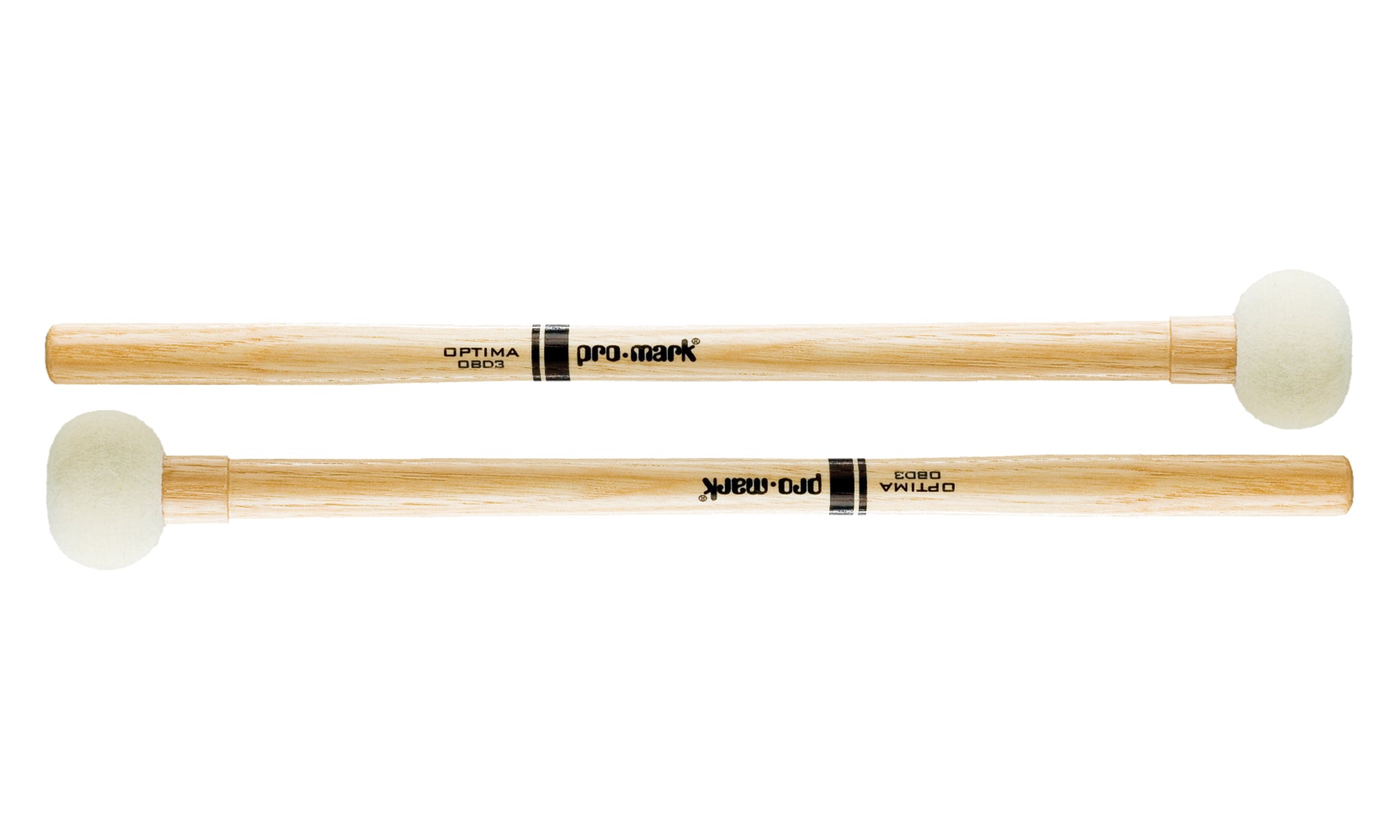 Promark Optima Marching Bass - Felt #3 Drum Mallets