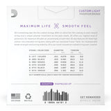 D'Addario 11-52 Custom Light Coated Acoustic Guitar Strings 2-Pack