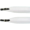 D'Luca MX3 Leather Accordion Straps White/White