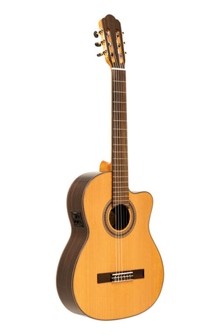 Angel Lopez Mazuelo Serie, Electric Classical Guitar Solid Cedar Top, Cutaway