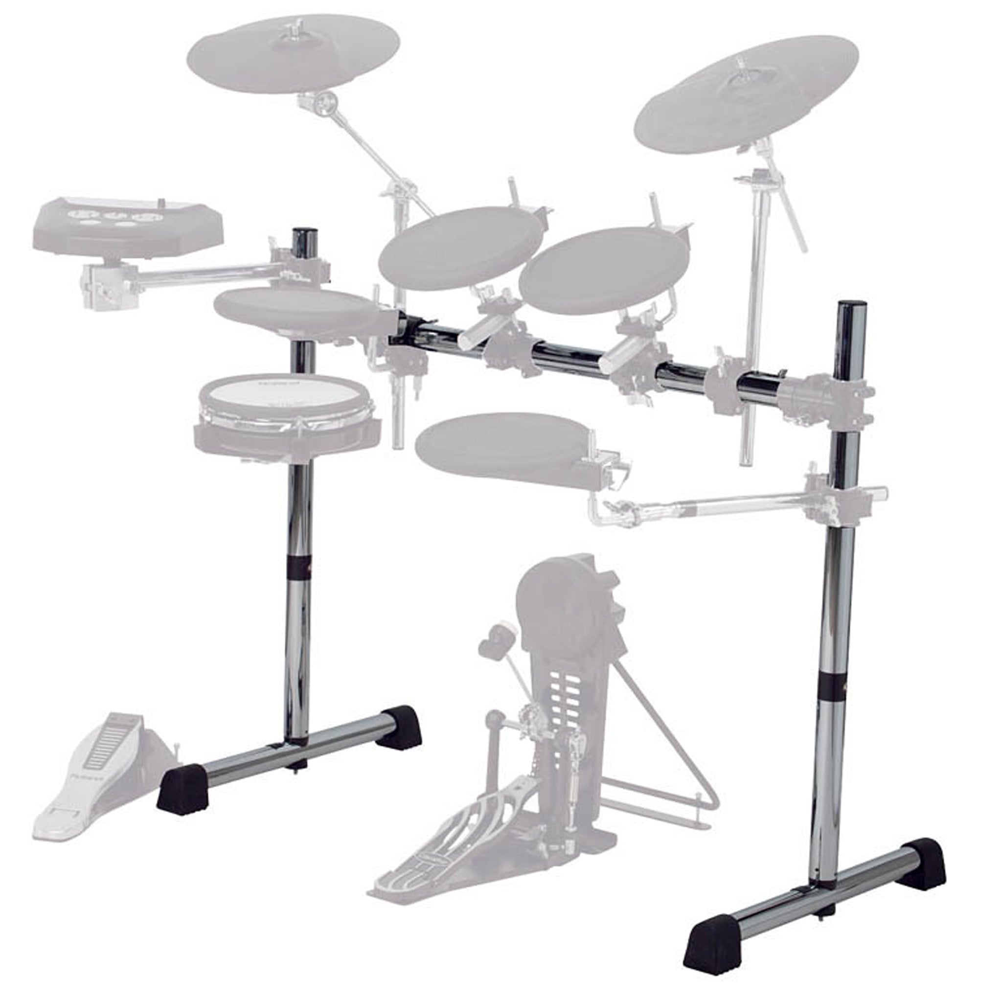 Gibraltar Multi Purpose Basic Drum Rack with Black Clamps