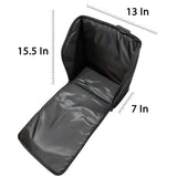 D'Luca BG Series Accordion Gig Bag for 34 Keys / Chromatic Size, Black