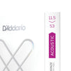 D'Addario XS Phosphor Bronze Acoustic Guitar Strings, Custom Light Plus, 11.5-53