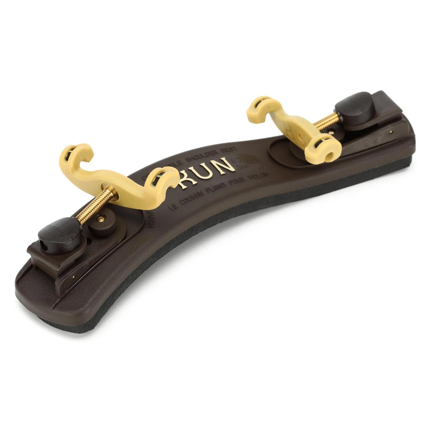 Kun Violin Shoulder Rest, Collapsible, 3/4-1/2