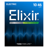Elixir Electric Guitar Strings, OPTIWEB, Light (.010-.046)