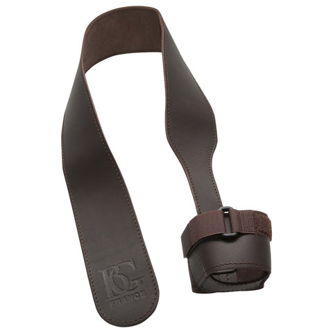 Bassoon Leather Seat Strap, Leather Cap, B06