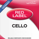 Super Sensitive Bulk Red Label Cello D Single String 4/4 Medium