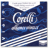 Savarez Corelli Alliance Vivace, Violin D String, (Synthetic/Silver-Aluminum), 4/4, Medium