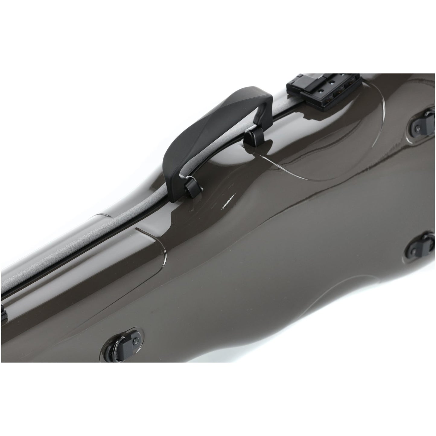 GEWA Violin Case, Air 1.7, Shaped, 4/4, Brown/Black, High Gloss, w/Subway Handle