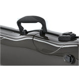 GEWA Violin Case, Air 1.7, Shaped, 4/4, Brown/Black, High Gloss, w/Subway Handle