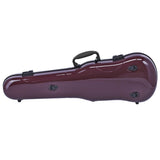 GEWA Violin Case, Air 1.7, Shaped, 4/4, Purple/Black, High Gloss w/Subway Handle