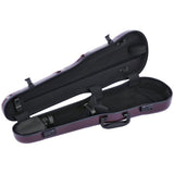 GEWA Violin Case, Air 1.7, Shaped, 4/4, Purple/Black, High Gloss w/Subway Handle