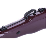 GEWA Violin Case, Air 1.7, Shaped, 4/4, Purple/Black, High Gloss w/Subway Handle
