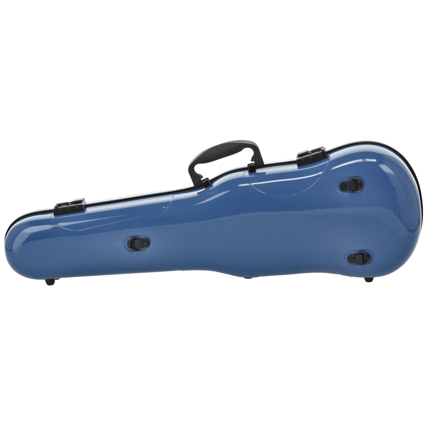 GEWA Violin Case, Air 1.7, Shaped, 4/4, Blue/Black, High Gloss w/Subway Handle