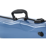 GEWA Violin Case, Air 1.7, Shaped, 4/4, Blue/Black, High Gloss w/Subway Handle
