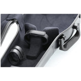 GEWA Violin Case, Air 1.7, Shaped, 4/4, Black/Black, Matte, w/Subway Handle