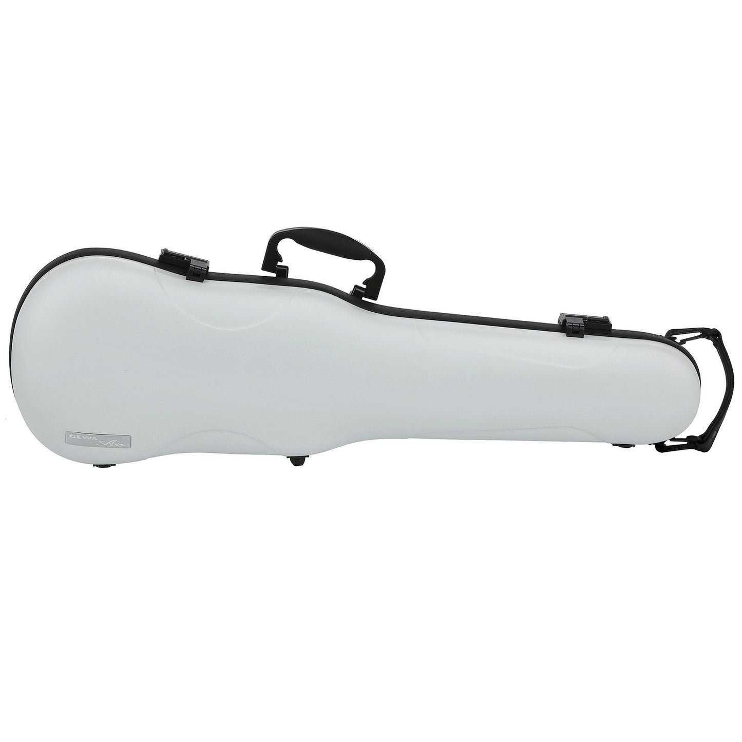 GEWA Violin Case, Air 1.7, Shaped, 4/4, White/Black, Matte, w/Subway Handle