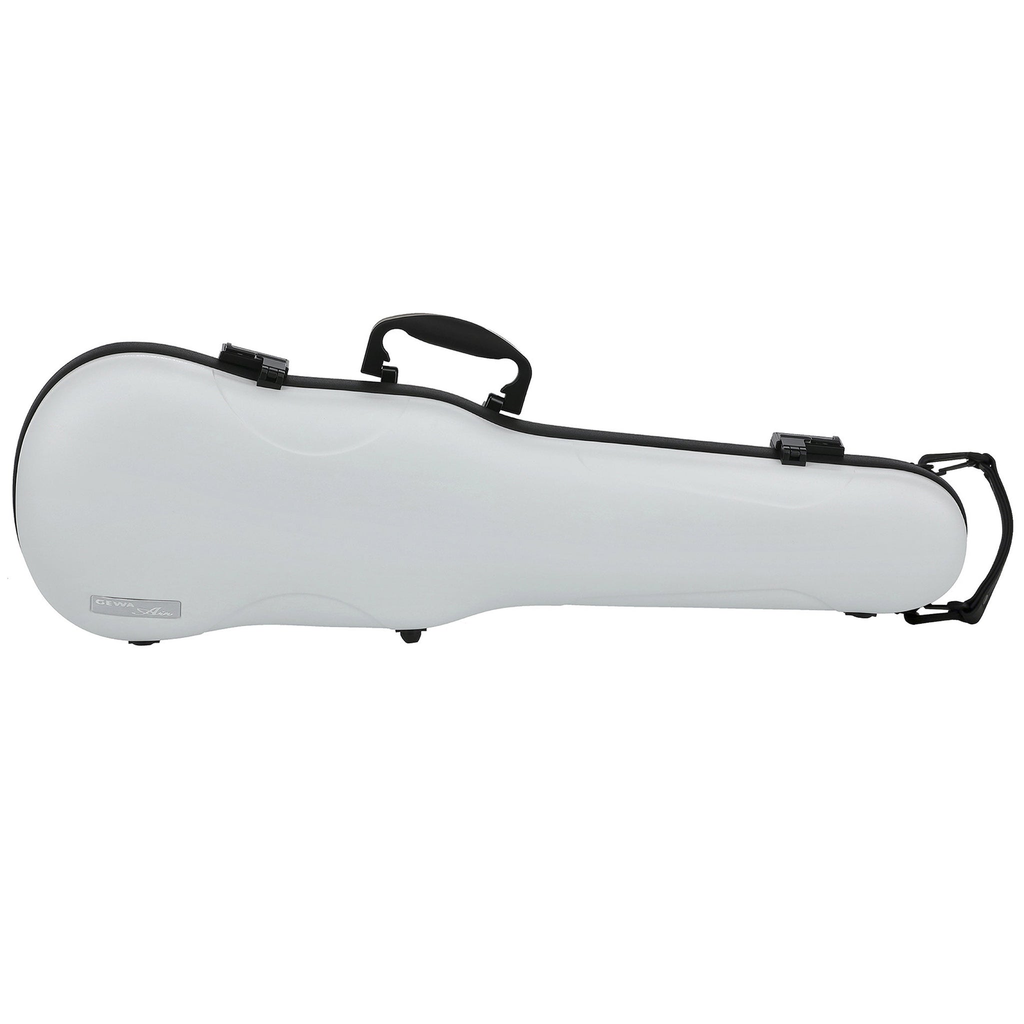 GEWA Violin Case, Air 1.7, Shaped, 4/4, White/Black, Matte, w/Subway Handle
