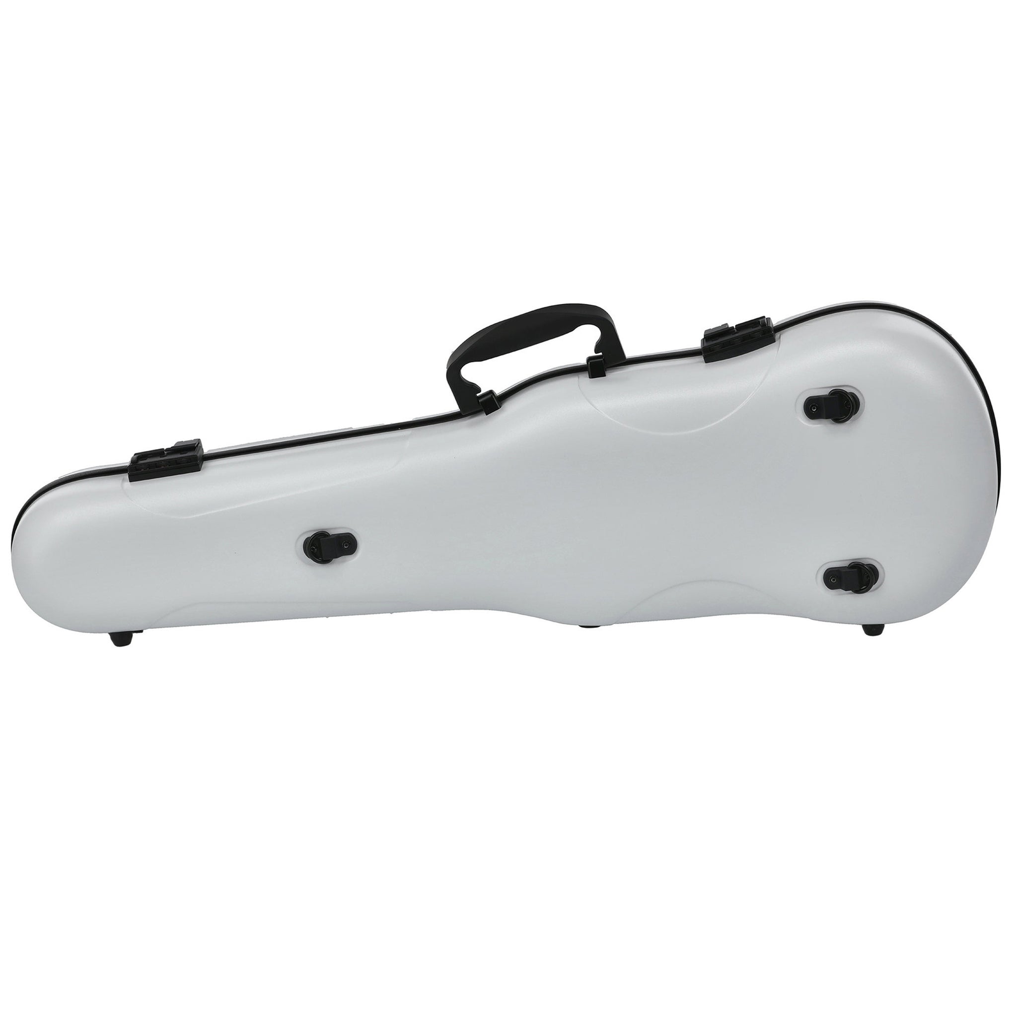 GEWA Violin Case, Air 1.7, Shaped, 4/4, White/Black, Matte, w/Subway Handle