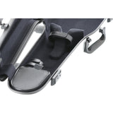 GEWA Violin Case, Air 1.7, Shaped, 4/4, White/Black, Matte, w/Subway Handle