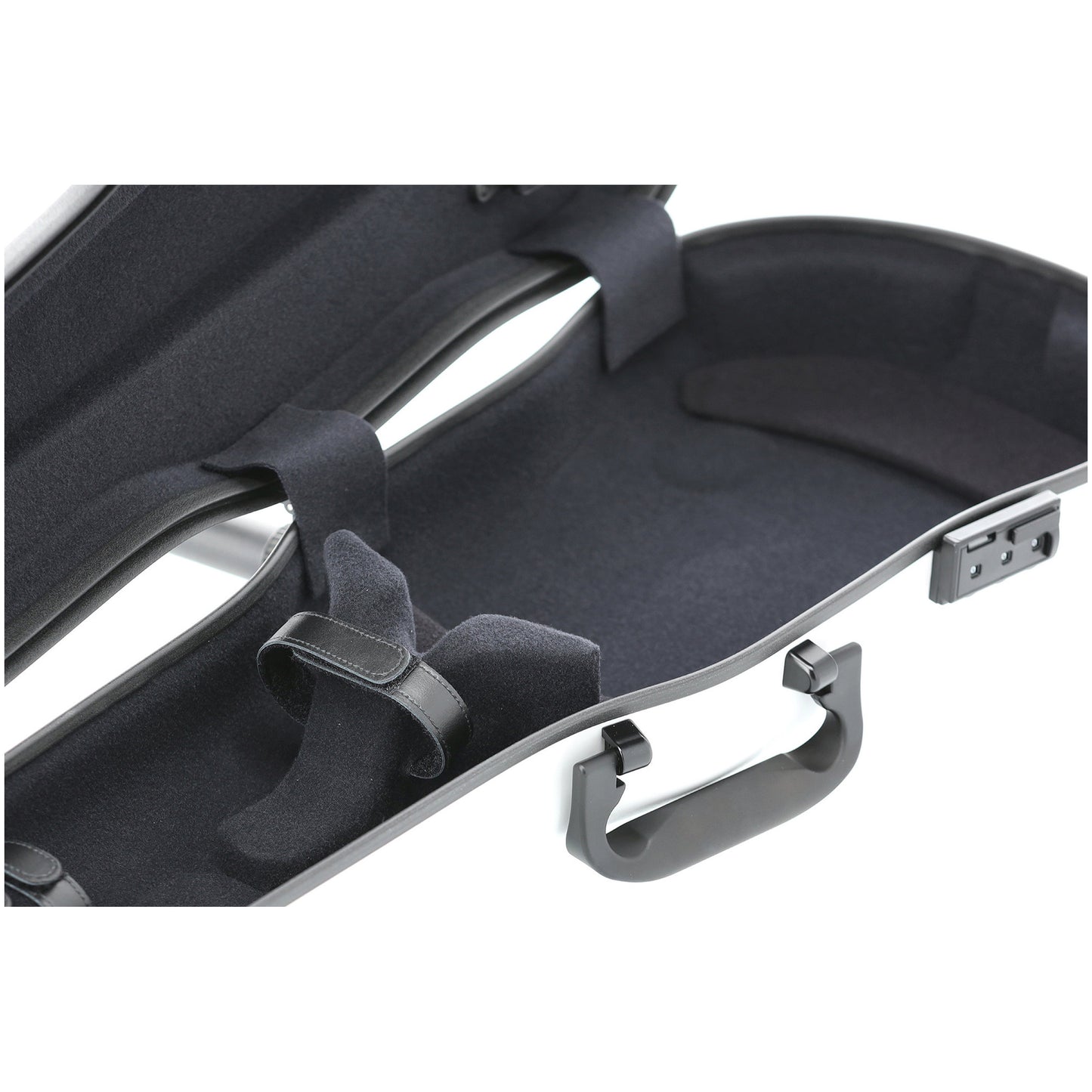 GEWA Violin Case, Air 1.7, Shaped, 4/4, White/Black, Matte, w/Subway Handle