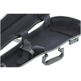 GEWA Violin Case, Air 1.7, Shaped, 4/4, White/Black, Matte, w/Subway Handle
