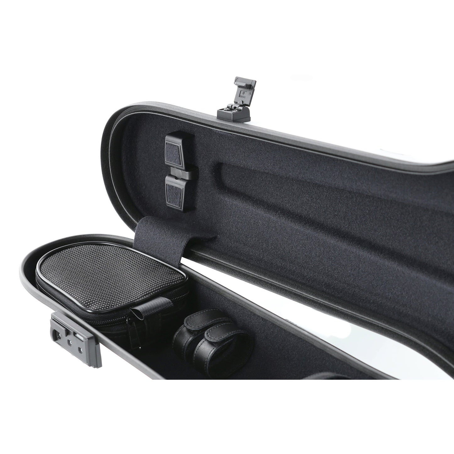 GEWA Violin Case, Air 1.7, Shaped, 4/4, White/Black, Matte, w/Subway Handle