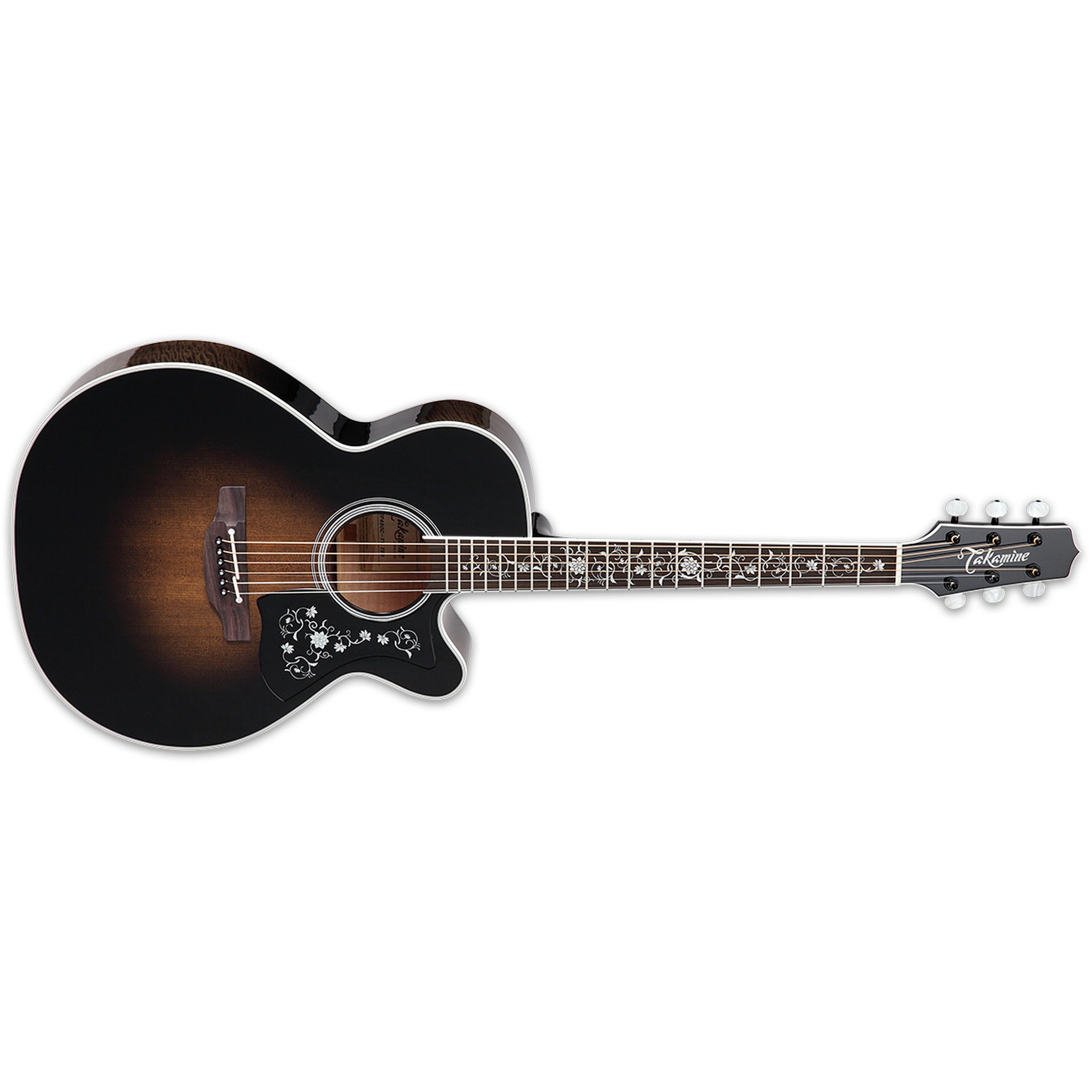Takamine EF450C TTT BB Acoustic-Electric Guitar W/Semi-Hard Case
