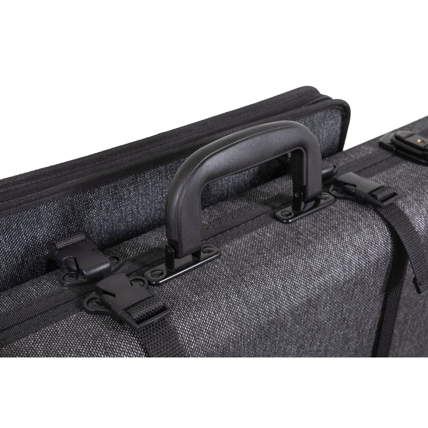 GEWA Violin Case, Bio-S, Oblong, 4/4, Grey/Black, Music Pocket & Subway Handle