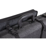 GEWA Violin Case, Bio-S, Oblong, 4/4, Grey/Black, Music Pocket & Subway Handle