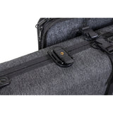 GEWA Violin Case, Bio-S, Oblong, 4/4, Grey/Black, Music Pocket & Subway Handle
